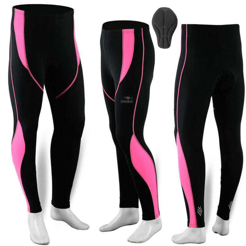Dimex Women Ladies Cycling Tights Padded Compression Leggings Cycle / Trousers