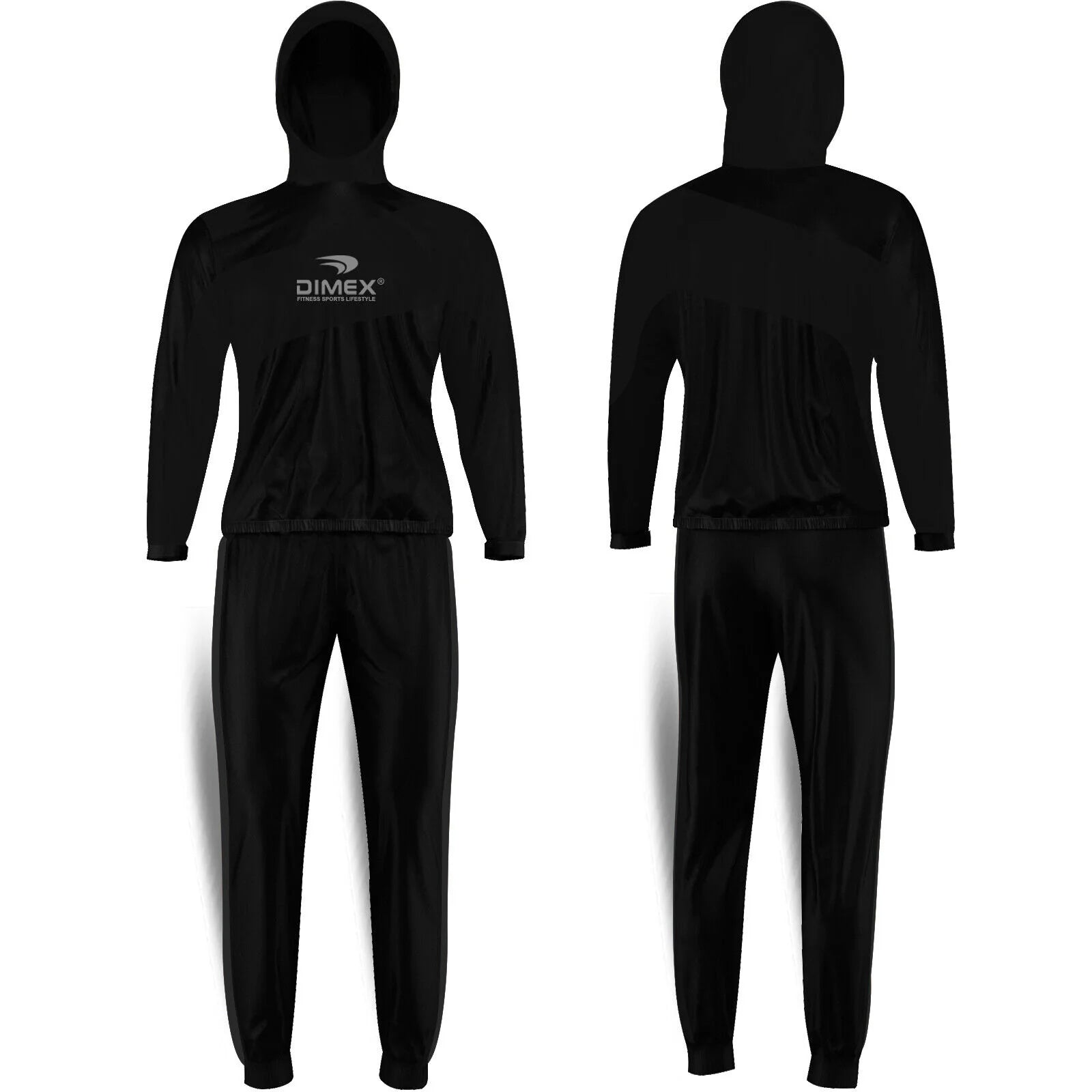 Combinaison Sauna Kabalo Noir – Vinyle Lourd, Anti-déchirure, Taille Unique – Perte De Poids, Détox, Fitness Intensif