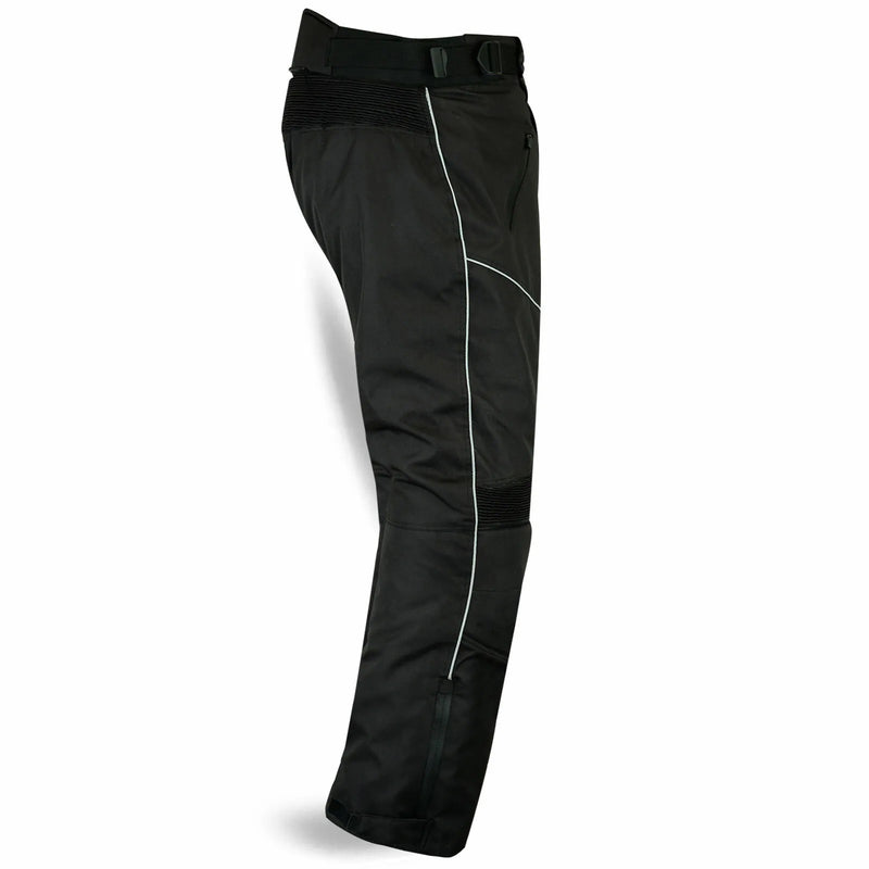 Motorbike Motorcycle Waterproof Cordura Textile Trousers Pants Armours BLACK