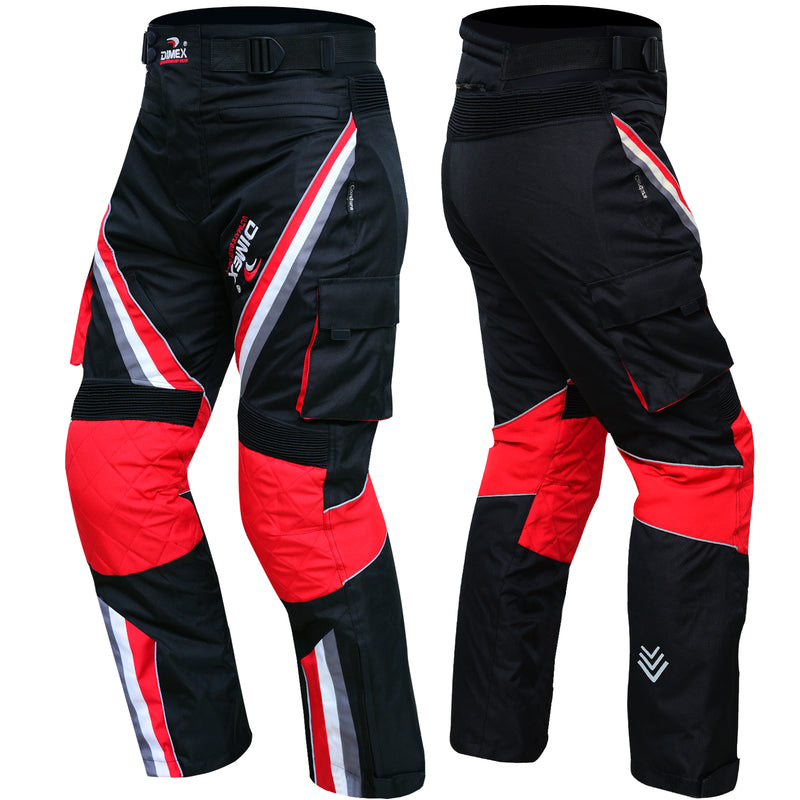 NEW Motorbike Motorcycle Cordura Textile Trousers Waterproof Pants CE Armours