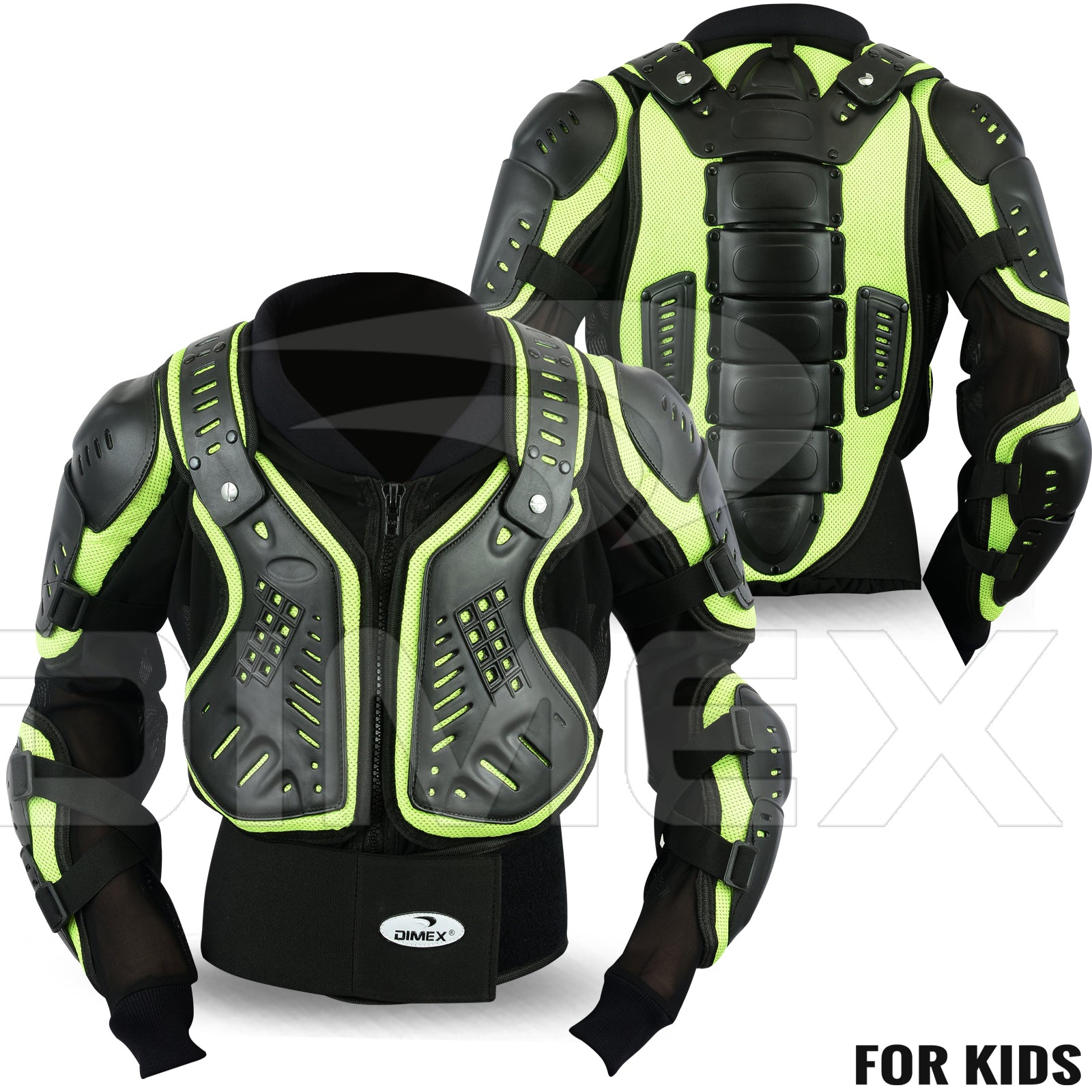 Kids Junior Motorcycle Spine Protector Guard Child Jacket Motorbike Body Armour