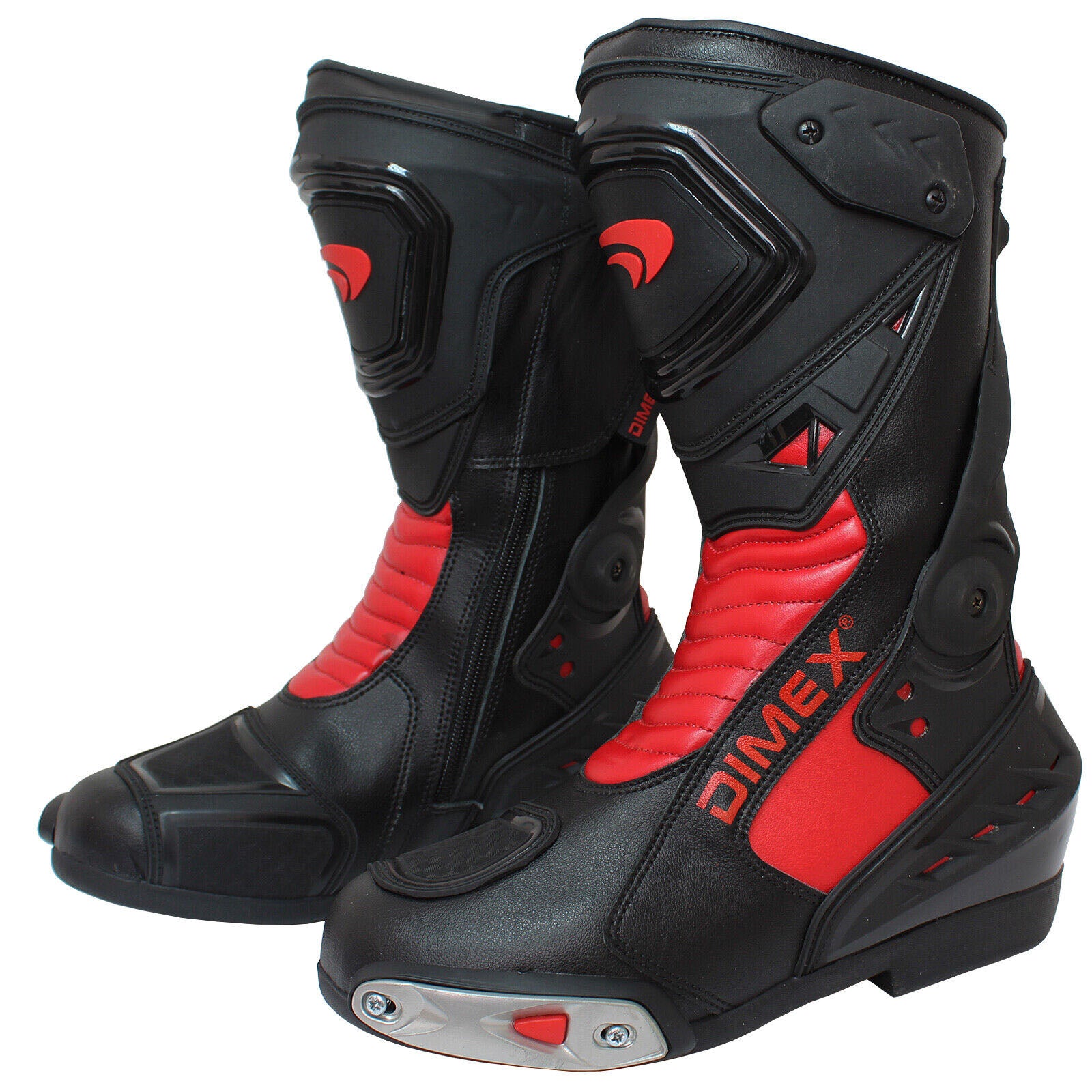 Mens Motorcycle Long Boots Waterproof Leather Motorbike CE Armoured UK Size
