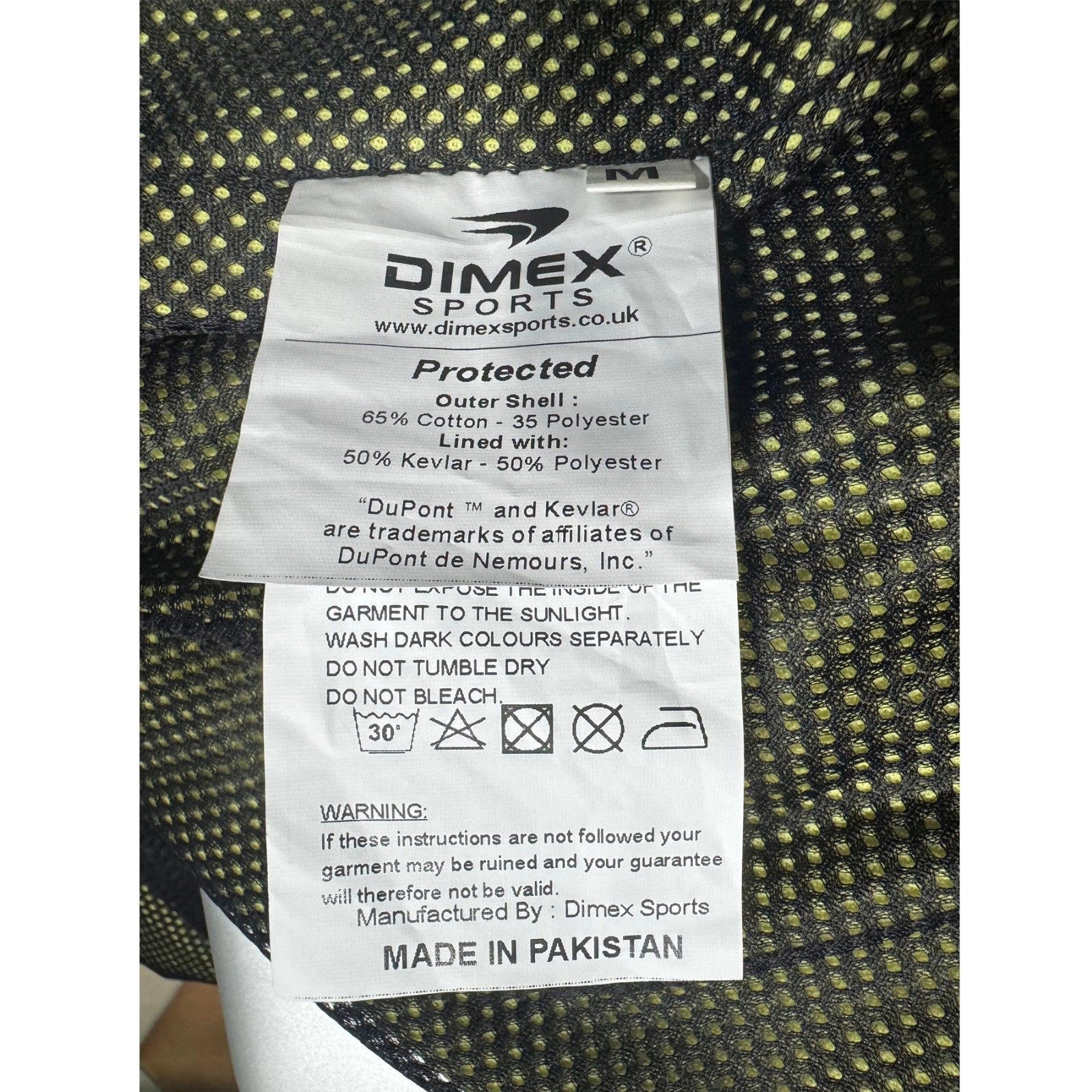 Dimex Mens Motorcycle Flannel Shirt Road Race Lined With Kevlar CE Armours