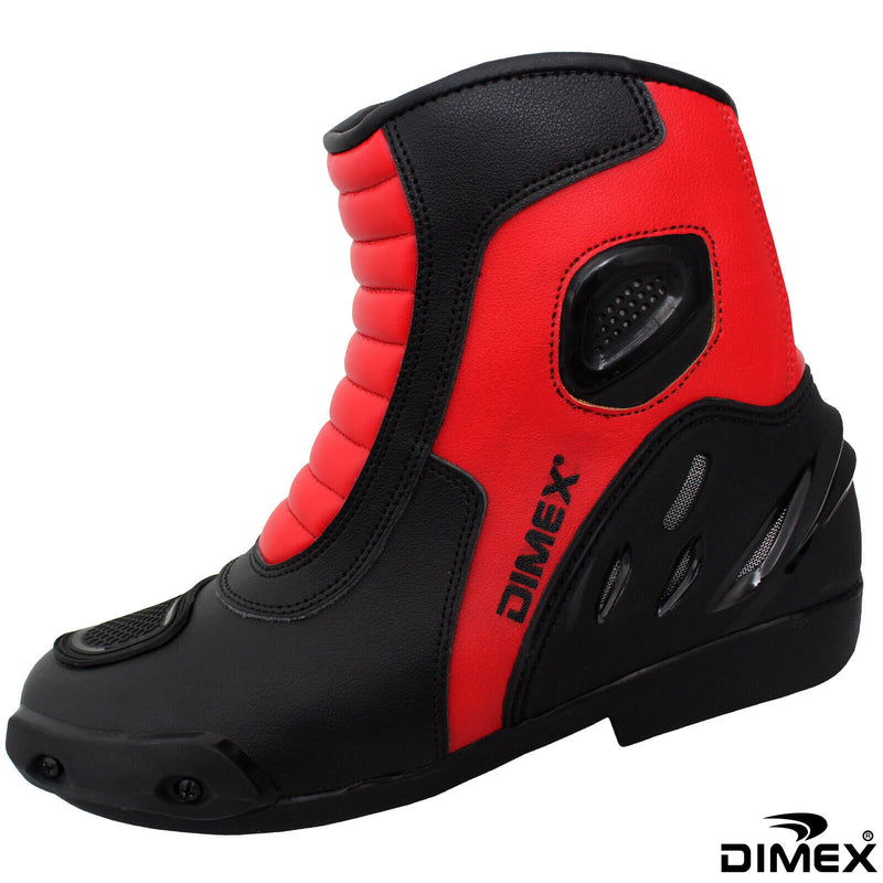 Motorcycle Sports Short Boots Motorbike Leather Adventure Ankle Shoes Racing CE