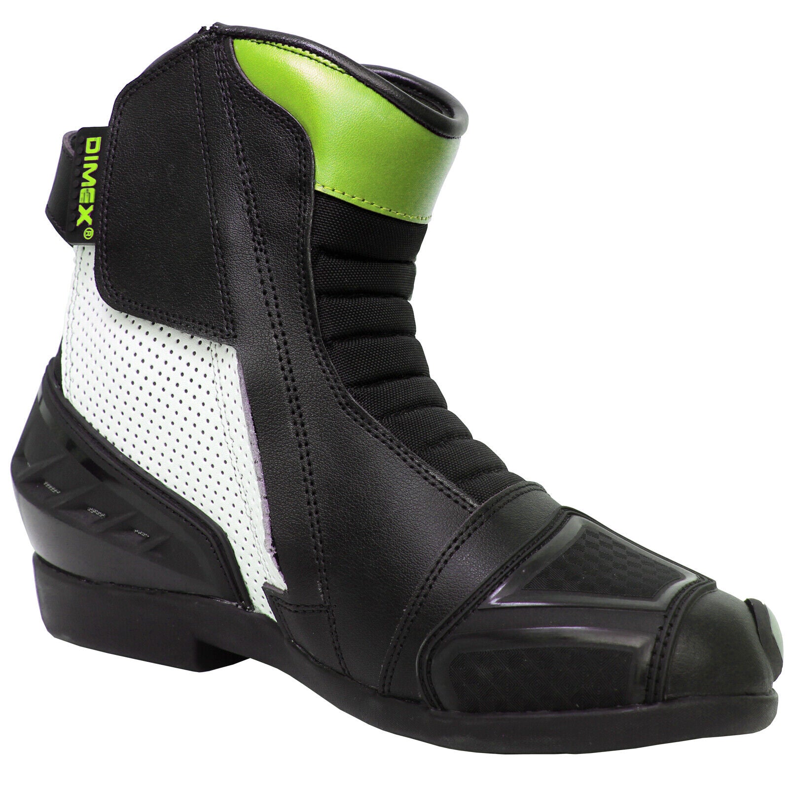 Leather Motorcycle Boots Motorbike Sports Adventure Short Ankle Shoes Racing CE