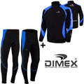 Dimex Cycling Jacket Soft Shell Thermal Fleece & Roubaix Cycling Padded Trousers