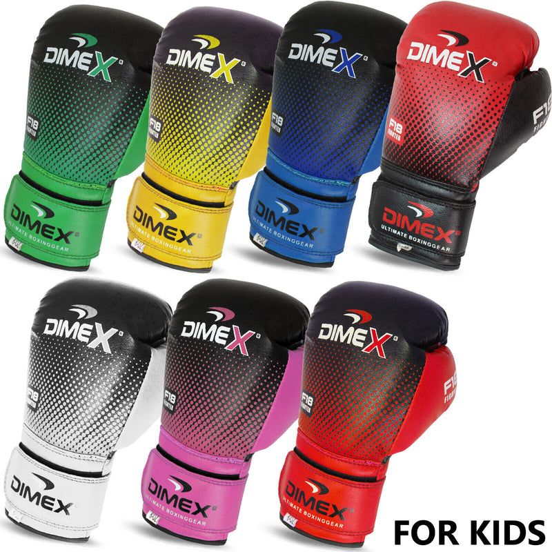 Kids Boxing Gloves Punch Bag Mitts Sparring Glove Children Training 4 to 6oz