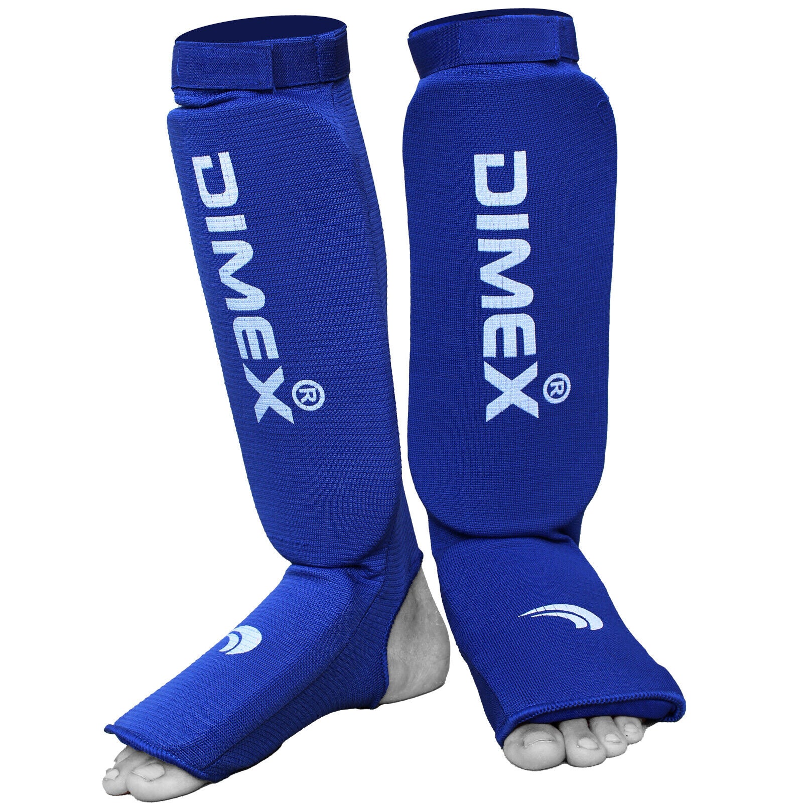 Javson MMA Shin And Instep Guards - Black Unisex Pads For