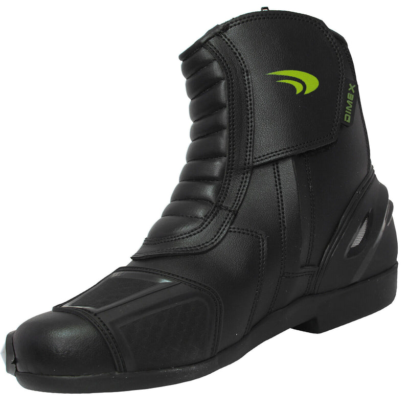 Motorcycle Sports Boots Motorbike Leather Adventure Short Ankle Shoes Racing CE