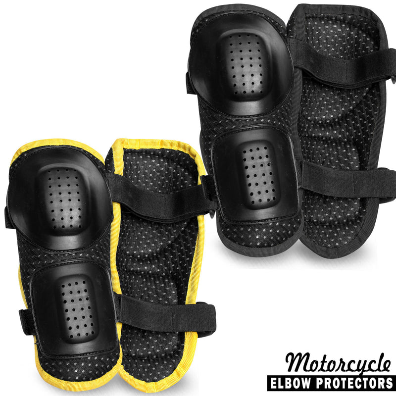 Motorcycle Set of Elbow Protector Brace Support Snowbaords Skate MX Protection