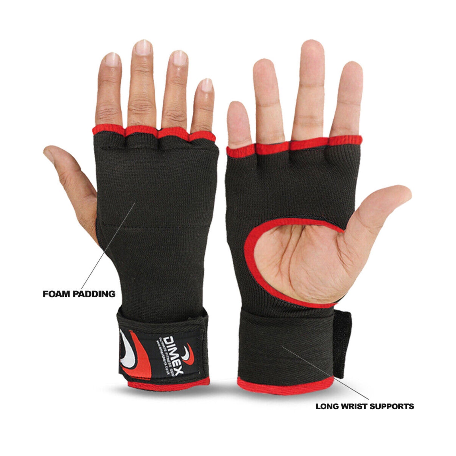 Dimex Boxing Padded Inner Gloves Hand MMA Fist Protector