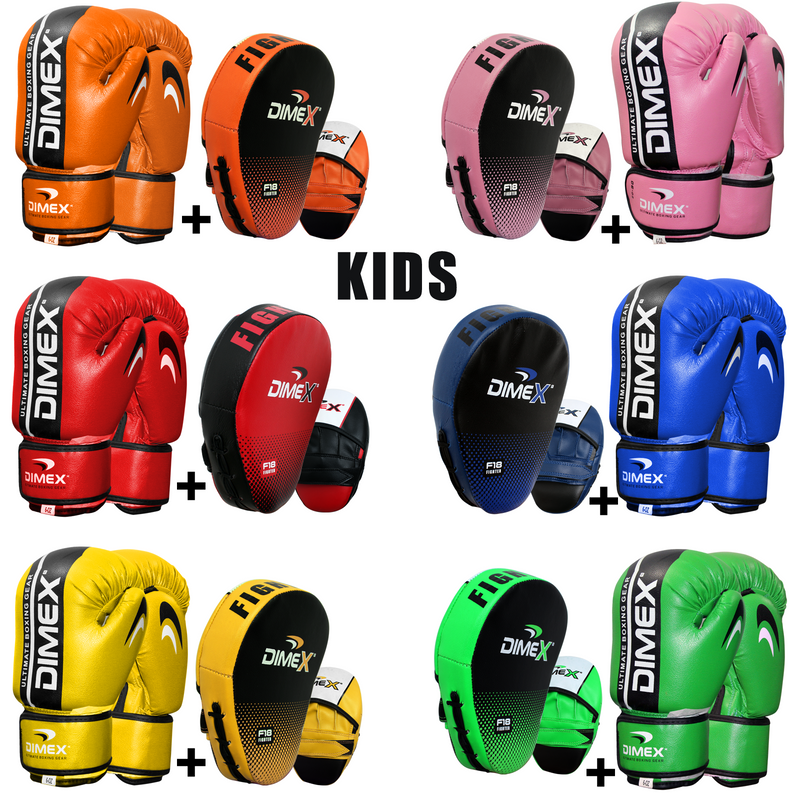 Childrens boxing gloves and pads shop