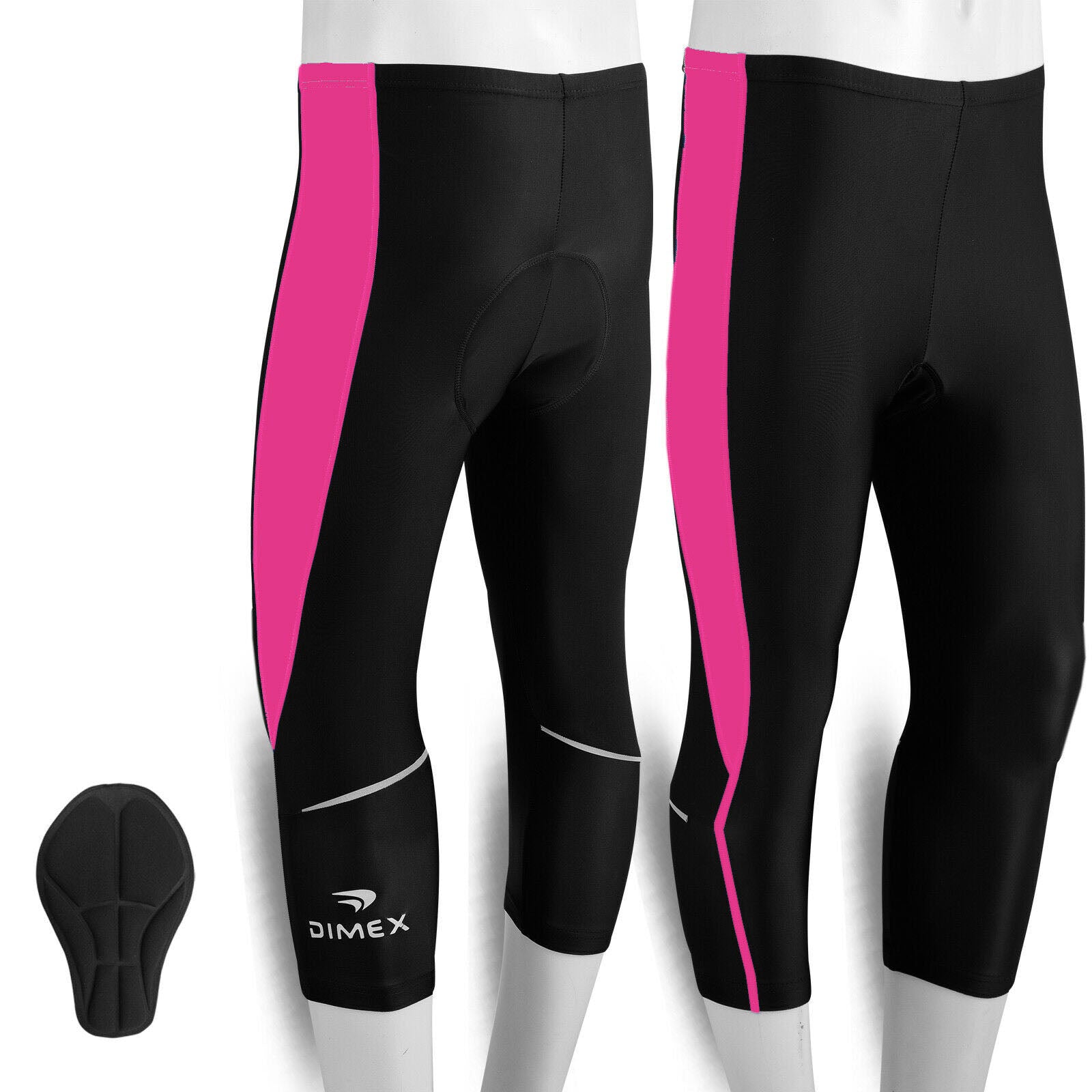 Ladies Cycling 3/4 Shorts (Padded) dimexsports