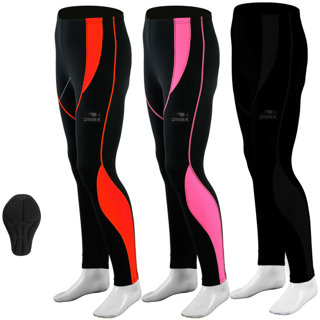 Dimex Women Ladies Cycling Tights Padded Compression Leggings Cycle /  Trousers | eBay