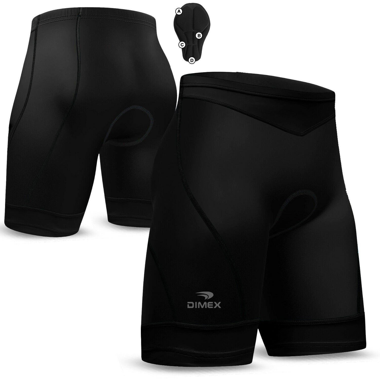 Ladies Cycling Shorts (Padded) freeshipping dimexsports