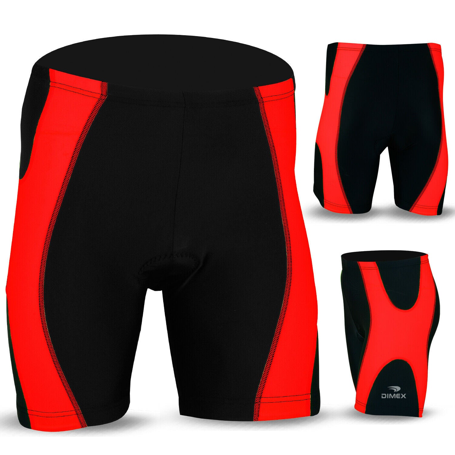 Merida Cycling Shorts Padded Merida Unisex Cycling Shorts – Coolmax Padded Bike Knicks, S To 5XL – Black, Quick-Dry & Comfortable Culotte De Velo Pour Femme Rembourré - Foto 10